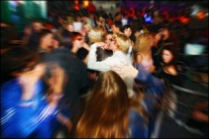 insanity in a bar. shutterstock